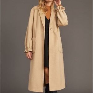 Anthropologie Gatheredcuff coat size 14 perfect